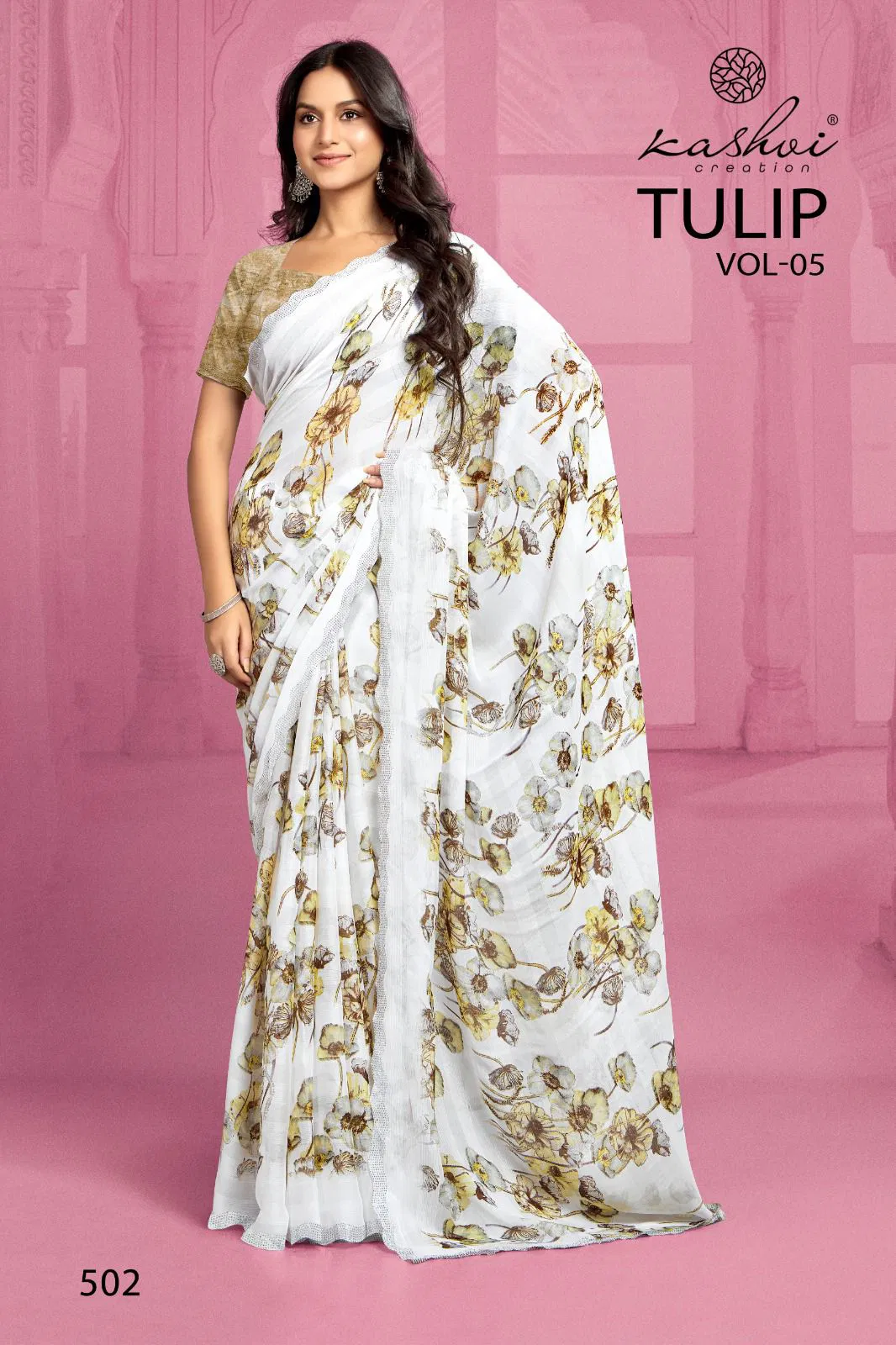 Tulip Vol 5 By Kashvi Rimzim Printed Daily Wear Sarees Orders In India